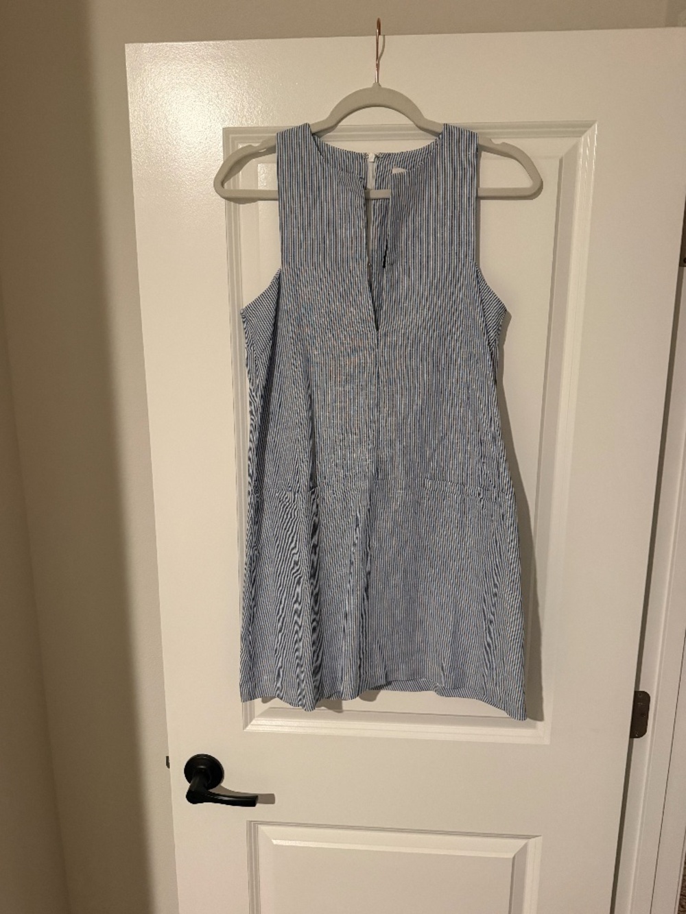 Olivaceous Blue Striped Sundress